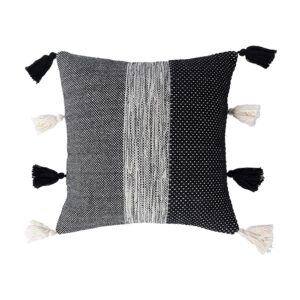 Funda Cojín Mumbai Negro