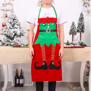 Delantal Piecitos Rojo