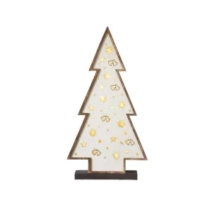 Arbol Madera Blanco 36Cm