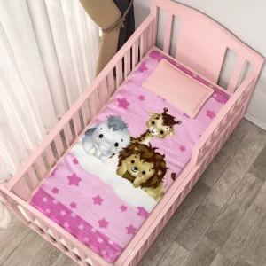 Cobija Baby Safari Nube Rosa