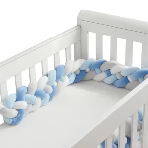 Baby Bumper Azul / Gris
