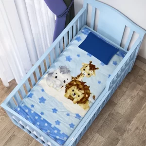 Cobija Baby Safari Nube Azul