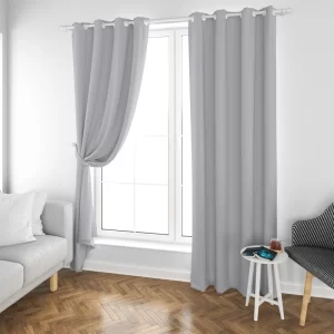 Cortina Blackout Gris Claro