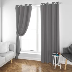 Cortina Blackout Gris Oscuro