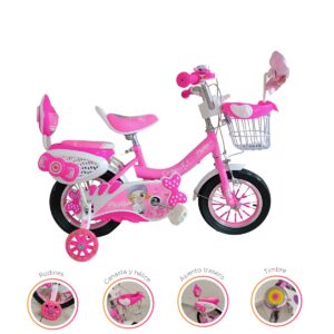 Bicicleta 12 Fucsia
