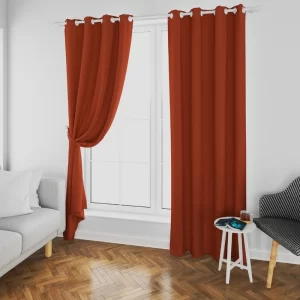 Cortina Blackout Huella Terracota