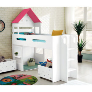 Cama Casita Rosa