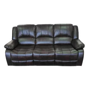 Sillón Reclinable Café Triple Eléctrico