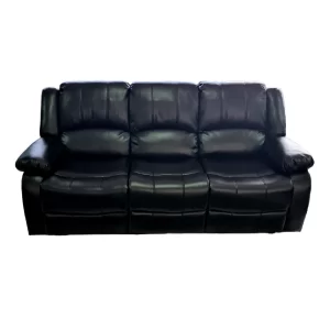 Sillón Reclinable Negro Triple