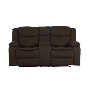 Sillón Reclinable Oscuro Doble