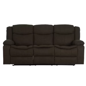 Sillón Reclinable Gris Triple
