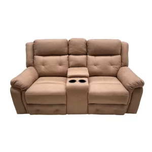 Sillón Reclinable Marrón Doble