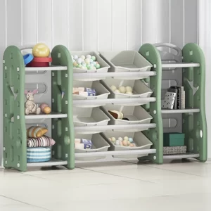 Estante Verde / Gris