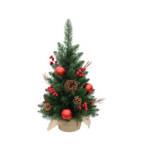 Arbol 60 cm Bolas Rojas