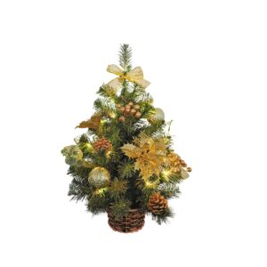 Arbol 60 cm Dorado