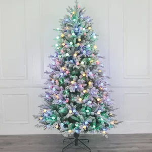 Árbol 150 cm Nieve Con Luz